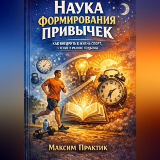 Обложка книги «Наука формирования привычек. Как внедрить в жизнь спорт, чтение и ранние подъемы»