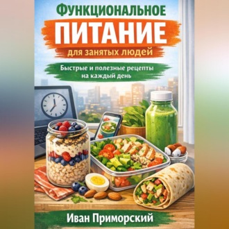 Обложка книги «Функциональное питание для занятых людей. Быстрые и полезные рецепты на каждый день»