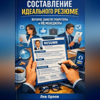 Обложка книги «Составление идеального резюме которое заметят рекрутеры и hr менеджеры»
