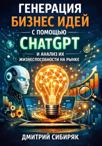 Обложка книги «Генерация бизнес идей с помощью chatgpt и анализ их жизнеспособности на рынке»