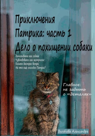 Обложка книги «Приключения Патрика: часть 1. Дело о похищении собаки»