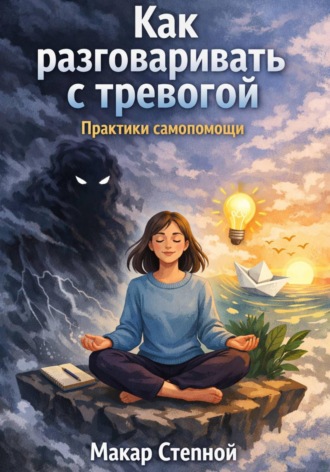 Обложка книги «Как разговаривать с тревогой. Практики самопомощи»