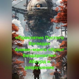 Обложка книги ««Проклятие Пустого Взгляда» Аниме-манга «Культ Бездарности» Абсурд и разрушение»
