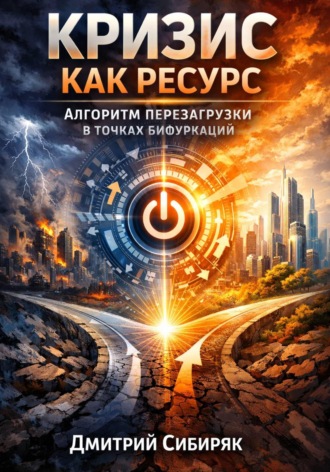 Обложка книги «Кризис как ресурс. Алгоритм перезагрузки в точках бифуркации»