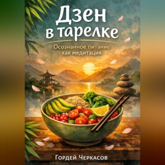 Обложка книги «Дзен в тарелке. Осознанное питание как медитация»