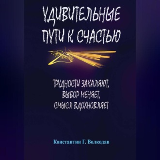 Обложка книги «Удивительные пути к счастью: Трудности закаляют, выбор меняет, смысл вдохновляет»