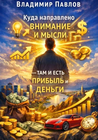 Обложка книги «Куда направлено внимание и мысли — там и есть прибыль и деньги»