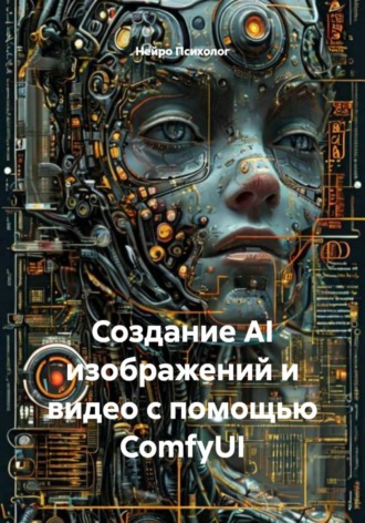 Обложка книги «Создание AI изображений и видео с помощью ComfyUI»