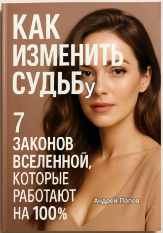 Обложка книги «Как изменить судьбу: 7 законов Вселенной, которые работают на 100%»