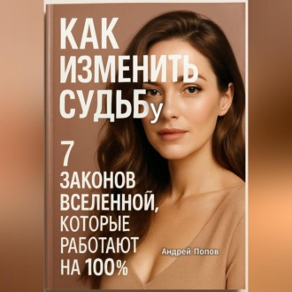 Обложка книги «Как изменить судьбу: 7 законов Вселенной, которые работают на 100%»