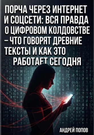 Обложка книги «Порча через интернет и соцсети: вся правда о цифровом колдовстве – что говорят древние тексты и как это работает сегодня»