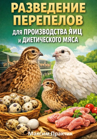 Обложка книги «Разведение перепелов для производства яиц и диетического мяса»
