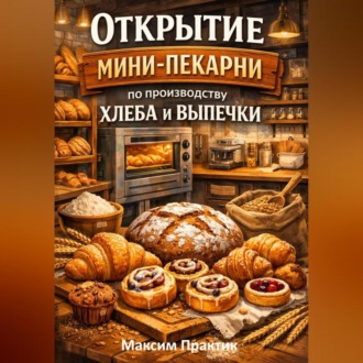 Обложка книги «Открытие мини-пекарни по производству хлеба и выпечки»