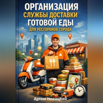 Обложка книги «Организация службы доставки готовой еды для ресторанов города»