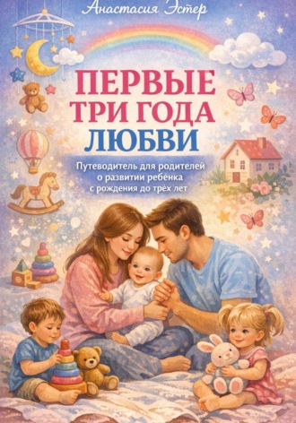 Обложка книги «Первые три года любви. Путеводитель для родителей о развитии ребёнка с рождения до трёх лет»