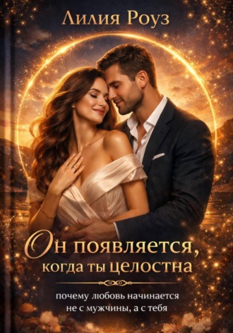 Обложка книги «Он появляется, когда ты целостна: почему любовь начинается не с мужчины, а с тебя»