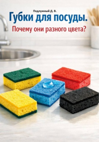 Обложка книги «Губки для посуды. Почему они разного цвета?»
