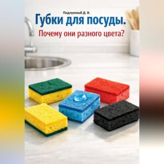 Обложка книги «Губки для посуды. Почему они разного цвета?»