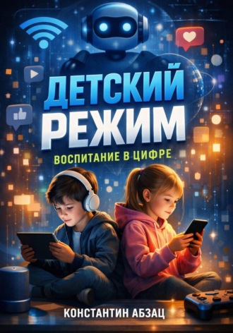 Обложка книги «Детский режим. Воспитание в цифре»