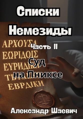 Обложка книги «Списки Немезиды. Часть II. Суд на Пниксе»