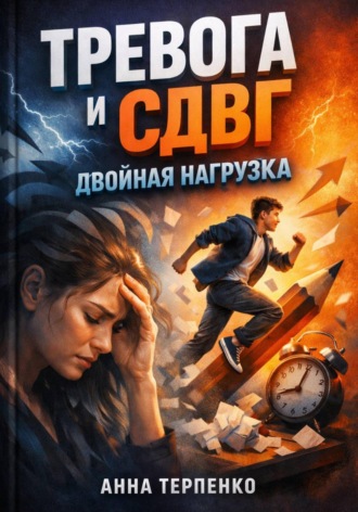Обложка книги «Тревога и СДВГ. Двойная нагрузка»