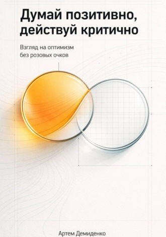Обложка книги «Думай позитивно, действуй критично: Взгляд на оптимизм без розовых очков»