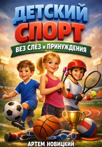Обложка книги «Детский спорт без слез и принуждения»