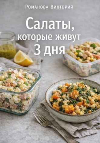 Обложка книги «Салаты, которые живут 3 дня»