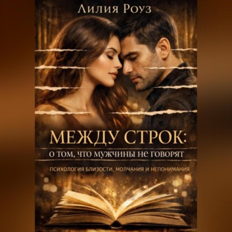 Обложка книги «Между строк: о том, что мужчины не говорят. Психология близости, молчания и непонимания»