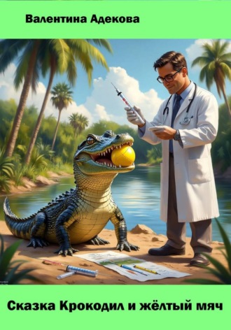 Валентина Адекова. Сказка Крокодил и жёлтый мяч