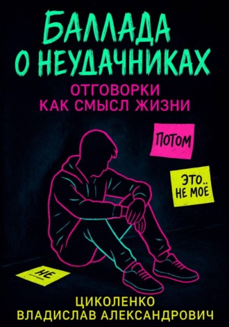 Обложка книги «Баллада о неудачниках, отговорки как смысл жизни!»