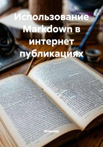 Обложка книги «Использование Markdown в интернет публикациях»