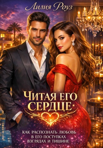 Обложка книги «Читая его сердце: как распознать любовь в его поступках, взглядах и тишине»