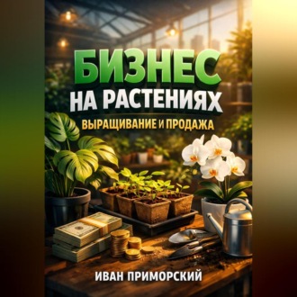 Обложка книги «Бизнес на растениях Выращивание и продажа»