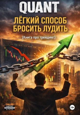 Обложка книги «QUANT: Легкий способ бросить лудить (книга про трейдинг)»