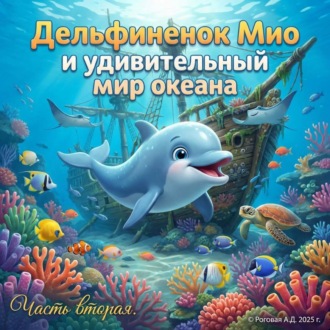 Обложка книги «Дельфиненок Мио и удивительный мир океана. Часть вторая»