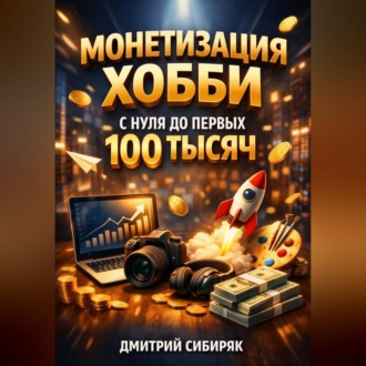 Обложка книги «Монетизация хобби с нуля до первых 100 тысяч»