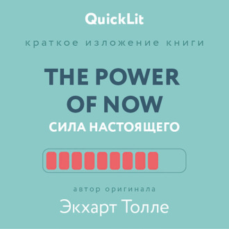Обложка книги «Краткое изложение книги «The Power of Now. Сила настоящего». Автор оригинала – Экхарт Толле»