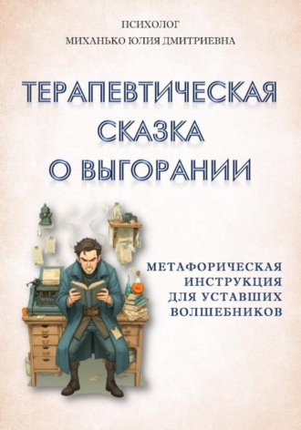Обложка книги «Терапевтическая сказка о выгорании. Метафорическая инструкция для уставших волшебников»