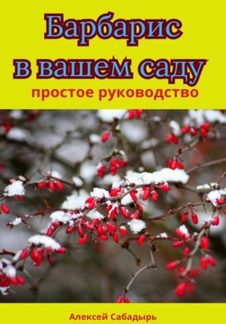 Обложка книги «Барбарис в вашем саду простое руководство»
