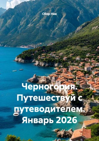 Обложка книги «Черногория. Путешествуй с путеводителем. Январь 2026»