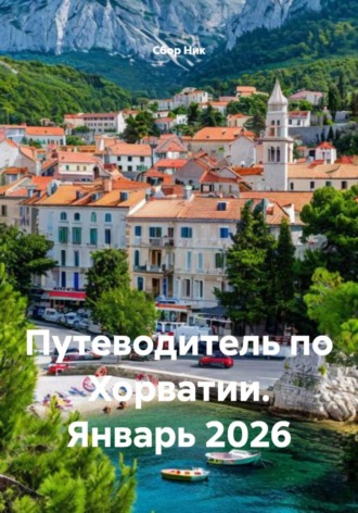 Обложка книги «Путеводитель по Хорватии. Январь 2026»