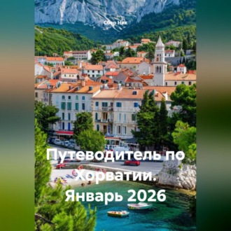 Обложка книги «Путеводитель по Хорватии. Январь 2026»