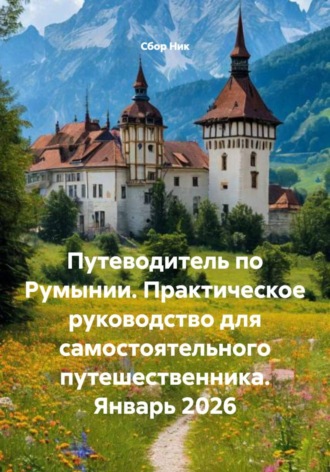 Обложка книги «Путеводитель по Румынии. Практическое руководство для самостоятельного путешественника. Январь 2026»