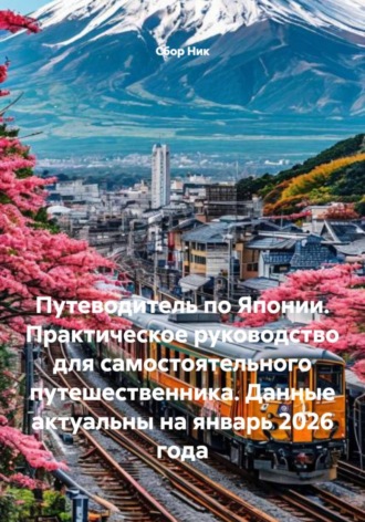 Обложка книги «Путеводитель по Японии. Практическое руководство для самостоятельного путешественника. Данные актуальны на январь 2026 года»