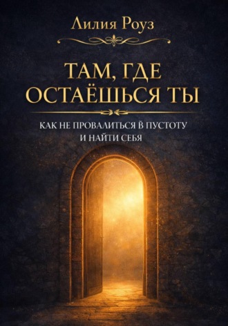 Обложка книги «Там, где остаёшься ты. Как не провалиться в пустоту и найти себя»