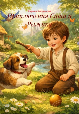 Обложка книги «Приключения Саши и Рыжика»