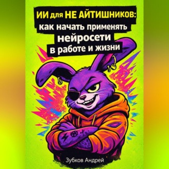 Обложка книги «ИИ для не айтишников: как начать применять нейросети в работе и жизни»