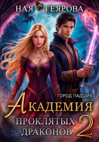 Обложка книги «Город падших. Академия проклятых драконов. том 2»