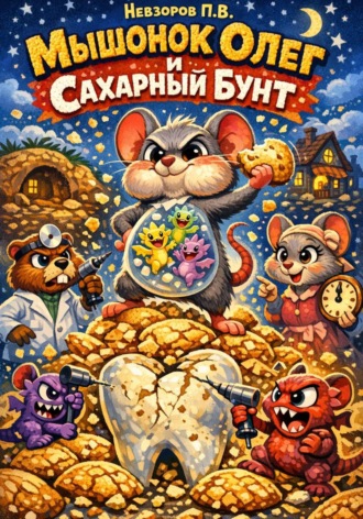 Обложка книги «Мышонок Олег и сахарный бунт»